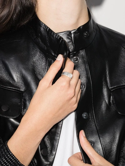 Gucci Interlocking G Ring In Silver In Silver