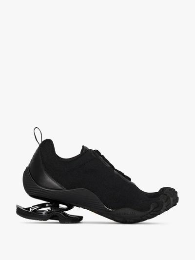 Shop Balenciaga X Vibram Toe Sneakers - Men's - Rubber/fabric In Black