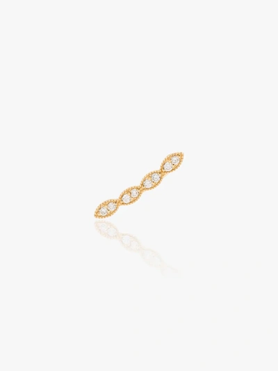 Shop Kimai 18k Yellow Gold Dame Diamond Earring