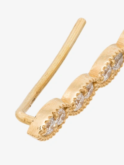 Shop Kimai 18k Yellow Gold Dame Diamond Earring
