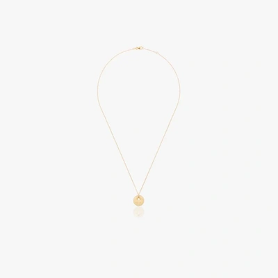 Shop Kimai 18k Yellow Gold Love Diamond Pendant Necklace