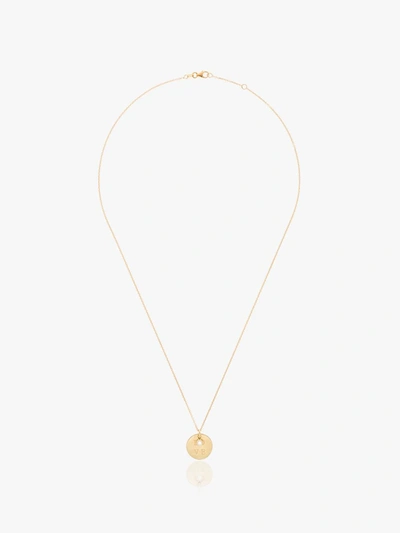 Shop Kimai 18k Yellow Gold Love Diamond Pendant Necklace