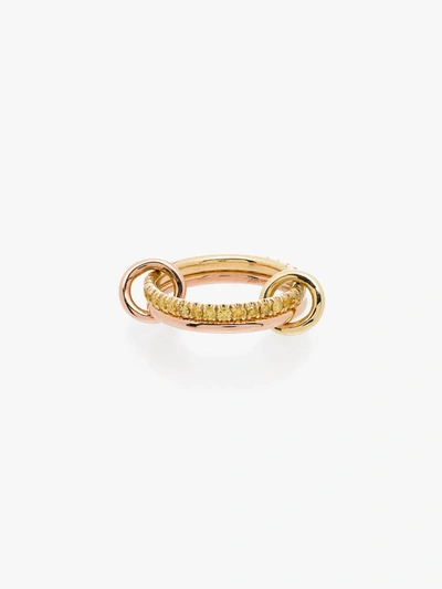 Shop Spinelli Kilcollin 18k Rose Gold Marigold Diamond Ring In Rose Gold Yellow Gold
