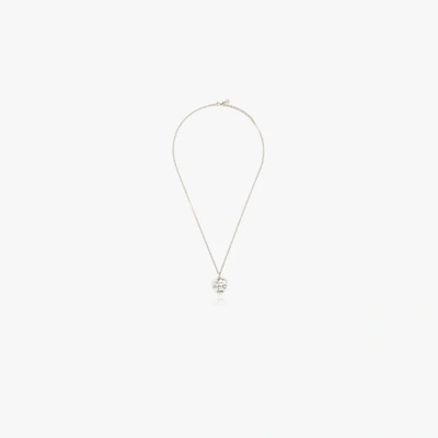 Shop Gucci Sterling Silver Blind For Love Heart Necklace