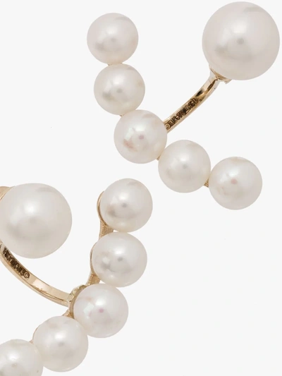 Shop Mateo 14k Yellow Gold Floating Pearl Earrings