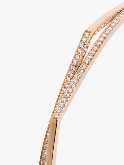 Shop Repossi 18k Rose Gold Antifer Diamond Bracelet