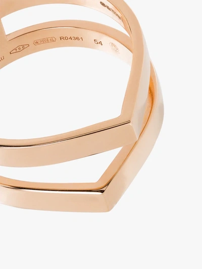 Shop Repossi 18k Rose Gold Berbere Double Ring