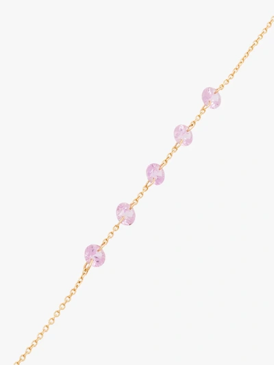 Shop Persée 18k Yellow Gold Pink Sapphire Bracelet
