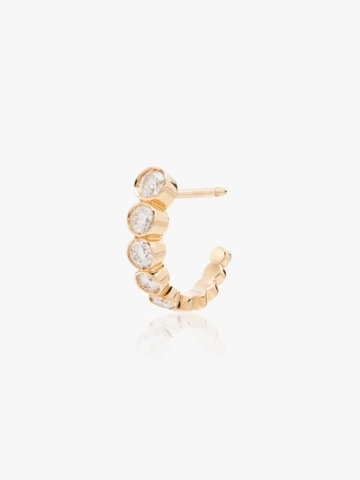 Sophie Bille Brahe Petite Boucle Ensemble 18k Yellow Gold Diamond Earrings In Yellow Gold