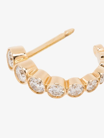 Sophie Bille Brahe Petite Boucle Ensemble 18k Yellow Gold Diamond Earrings In Yellow Gold