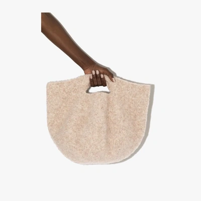 Shop Lauren Manoogian Neutral Bowl Tote Bag In Neutrals