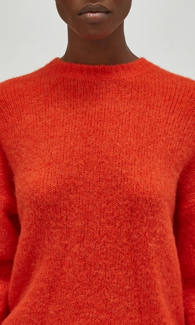 Shop Equipment Marsielle Sweater In Tangerine Chaud