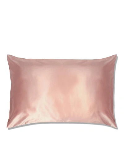 Shop Slip Pure Silk Pillowcase - Pink  Queen In N/a