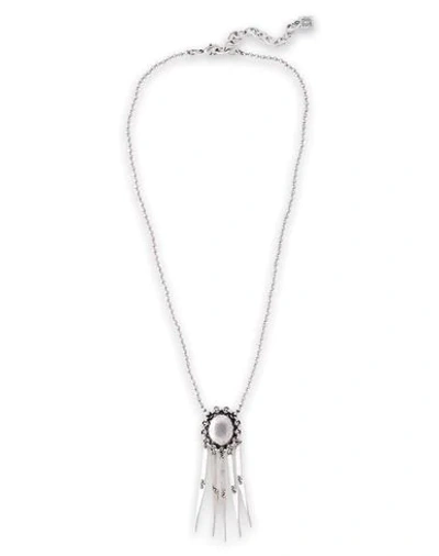 Shop Dannijo Woman Necklace Silver Size - Metal