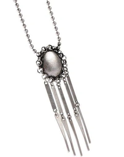 Shop Dannijo Woman Necklace Silver Size - Metal