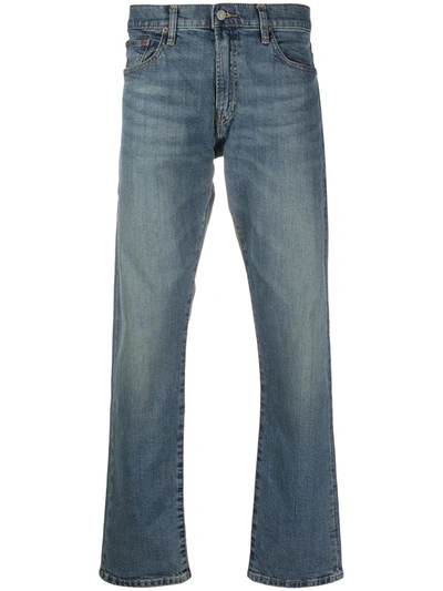Polo Ralph Lauren Hampton Mid-rise Straight Leg Jeans In Blue