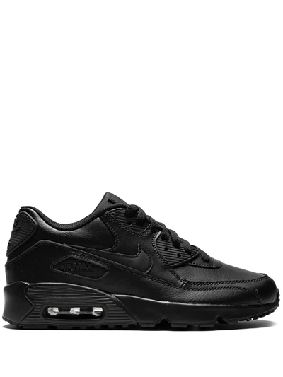 Shop Nike Air Max 90 Low-top Sneakers In Black
