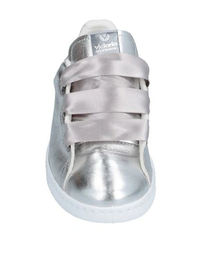 Shop Victoria Sneakers In Silver