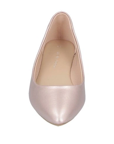Shop New Look Ballet Flats In Pink