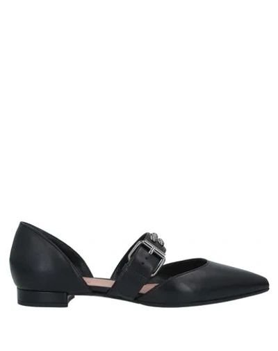 Shop Chantal Ballet Flats In Black