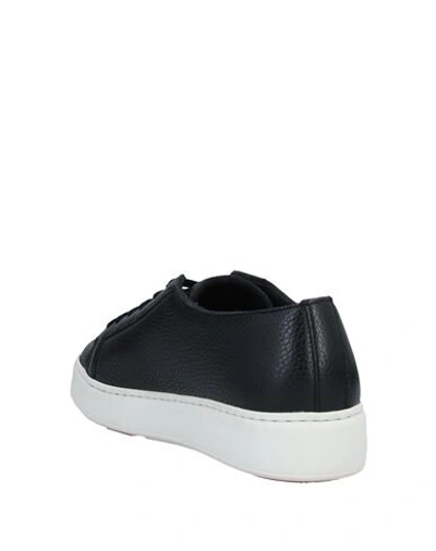 Santoni Sneakers In Black