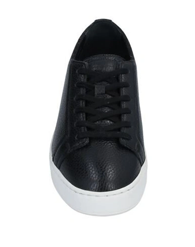 Santoni Sneakers In Black