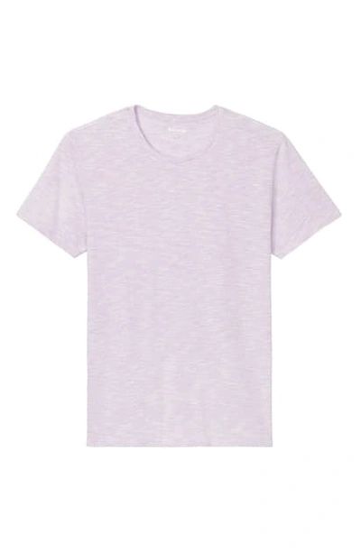 Shop Bonobos Slim Fit Slub Stripe T-shirt In Reflection Violet
