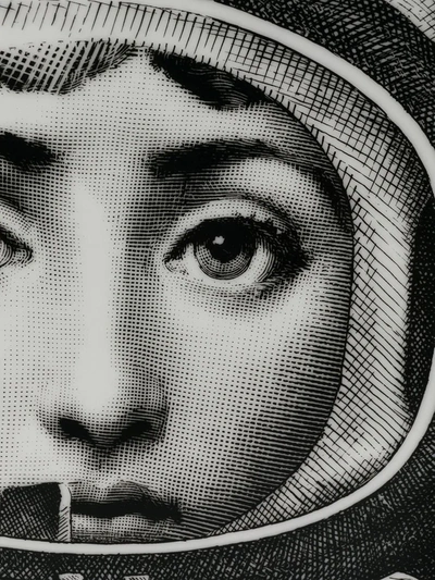 Fornasetti Wall Plate In Black