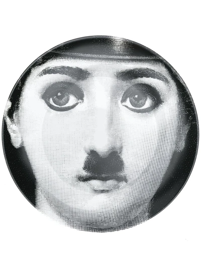 Shop Fornasetti Wall Plate N.204 In Black