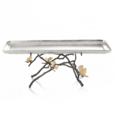 Michael Aram Butterfly Gingko Large Footed Centerpiece Tray