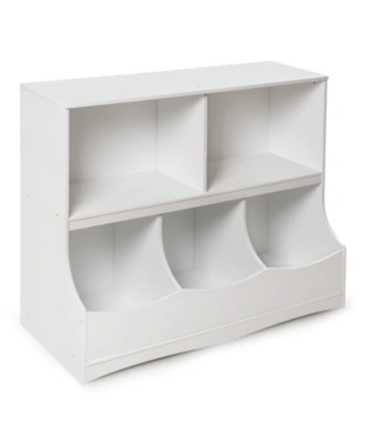 Shop Badger Basket Multi-bin Toys Storage Functional Cubby In White