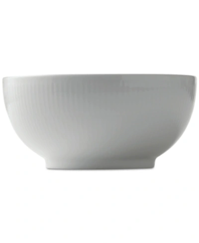 Shop Royal Copenhagen White Fluted 7" Bowl