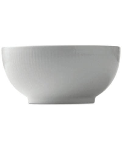 Royal Copenhagen White Fluted 7" Bowl In White