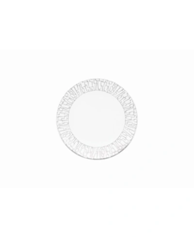 Shop Rosenthal "tac 02" Skin Platinum Salad Plate In White