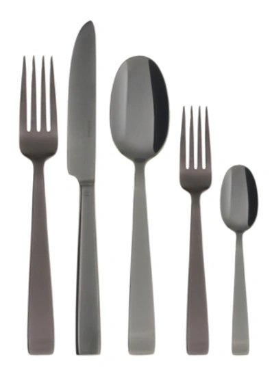 Shop Rosenthal Sambonet Flat Black 5 Piece Place Setting