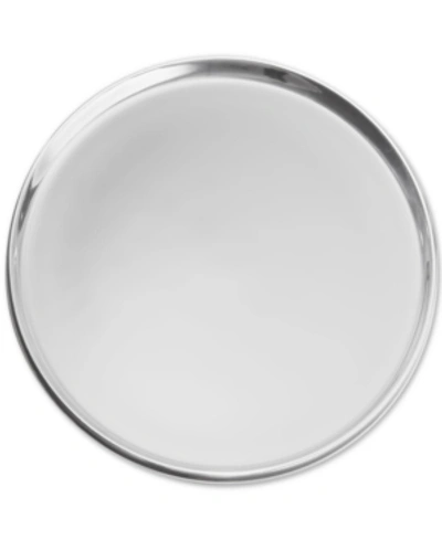 Shop Nambe Classic Round Tray In Silver