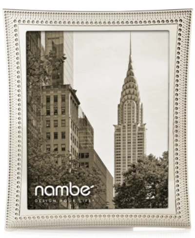 Shop Nambe Beaded 8" X 10" Frame In Silver