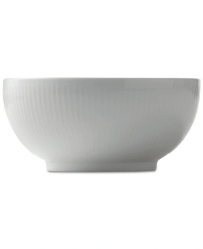 Royal Copenhagen White Fluted 6" Bowl In White