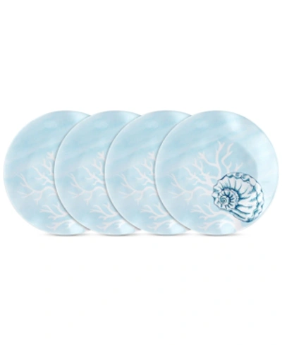 Q Squared Captiva 4-pc. Melamine 8" Salad Plate Set