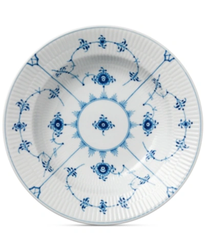Royal Copenhagen Blue Fluted Plain Rim Soup Bowl In Multi