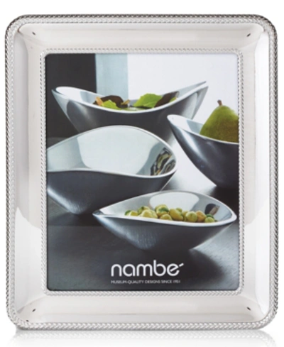 Nambe Braided 8" X 10" Picture Frame In Silver