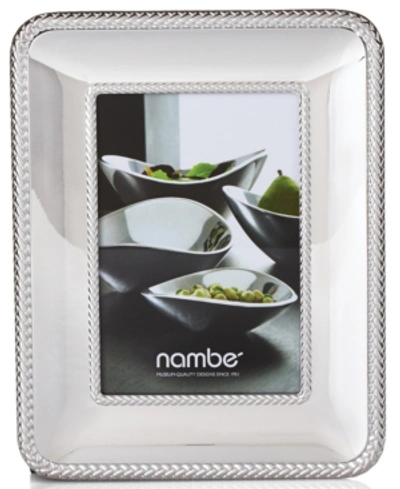 Shop Nambe Braid 4" X 6" Frame In Silver