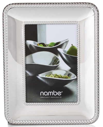 Nambe Braid Chrome Picture Frame In Silver
