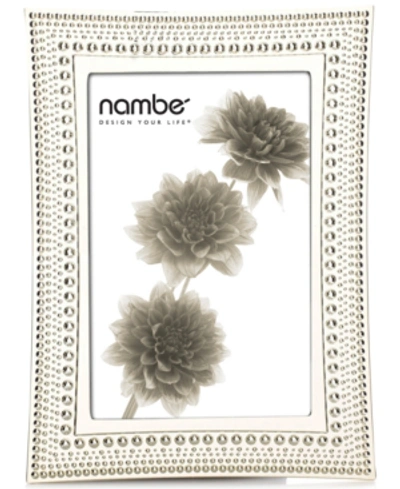 Shop Nambe Beaded 4" X 6" Frame In Silver