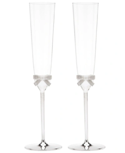 Kate Spade New York Set Of 2 Grace Avenue Toasting Flutes In No Color
