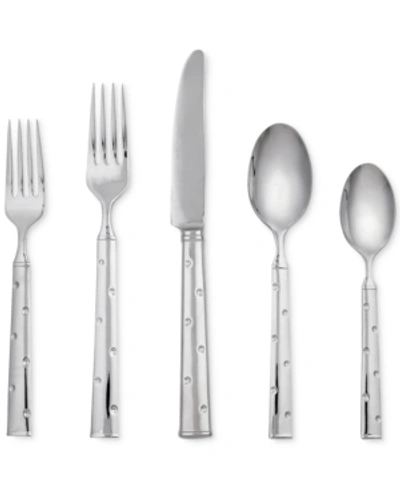 Shop Kate Spade Larabee Dot 5-piece Place Setting Flatware In No Color