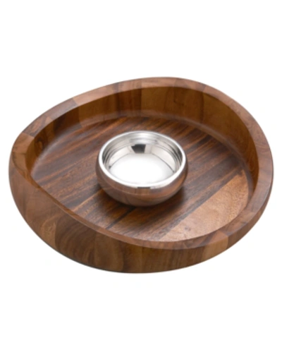Nambe Nambé Butterfly Chip & Dip Bowl