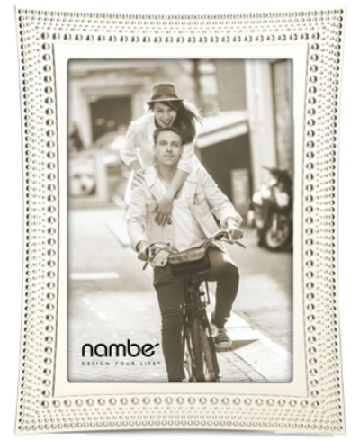 Shop Nambe Beaded 5" X 7" Frame In Silver