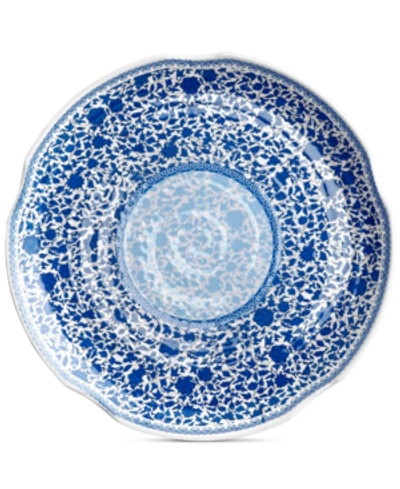 Q Squared Heritage Melamine 16" Round Hammered Platter