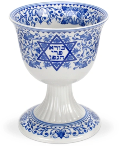 Shop Spode Judaica, Sabbath Kiddush Cup In Blue